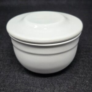 Emile Henry Butter Bell Keeper Crock White Ceramic 86.10 Stoneware